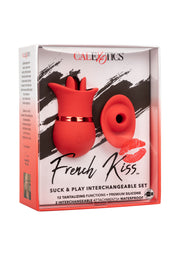 Stimolatore lingua vibrante French Kiss Suck & Play Set