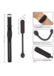 Stimolatore vaginale vibratore Wristband Remote Petite Bullet