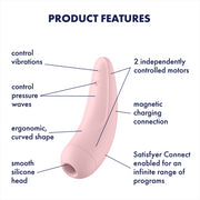 Succhia clitoride Satisfyer Curvy 2+