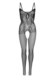 Tutina erotica a rete cavallo aperto Keyhole Net Bodystocking