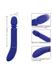 Vibratore in silicone realistico vaginale anale Slim Thumper