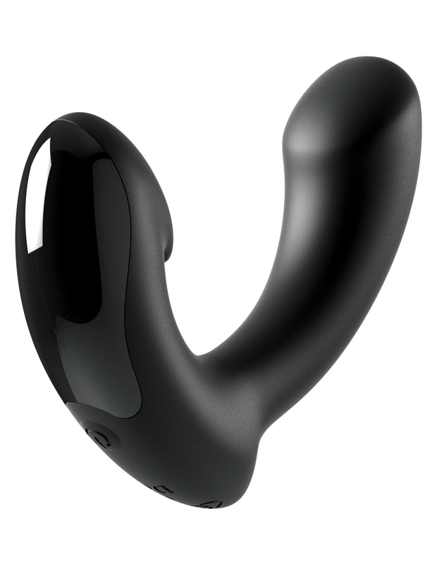 Vibratore prostatico nero fallo dildo vibrante per uomo stimolatore massaggiatore prostata