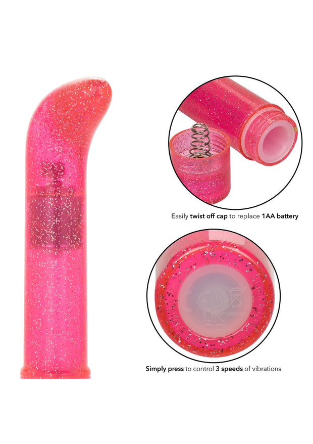 Vibratore punto g rosa Sparkle Mini G-Vibe