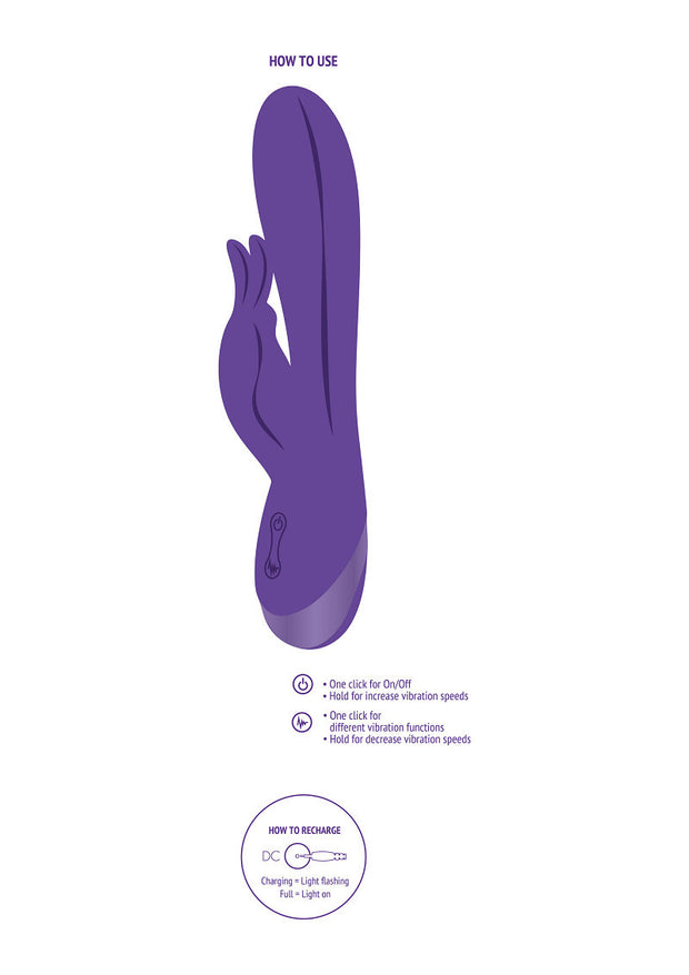 Vibratore rabbit Xocoon Unlimited Love g-spot viola