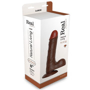 Vibratore realistico real rapture brown 8''