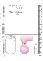 Vibratore succhia clitoride Invincible Pink