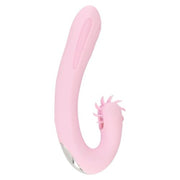 Vibratore vaginale con stimolatore clitoride Oral fantasy