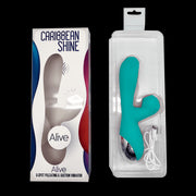 Vibratore vaginale con succhia clitoride Caribbean Shine