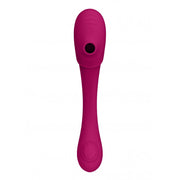 Vibratore vaginale Double Ended Pulse Wave Air-Wave Bendable Vibrator Pink