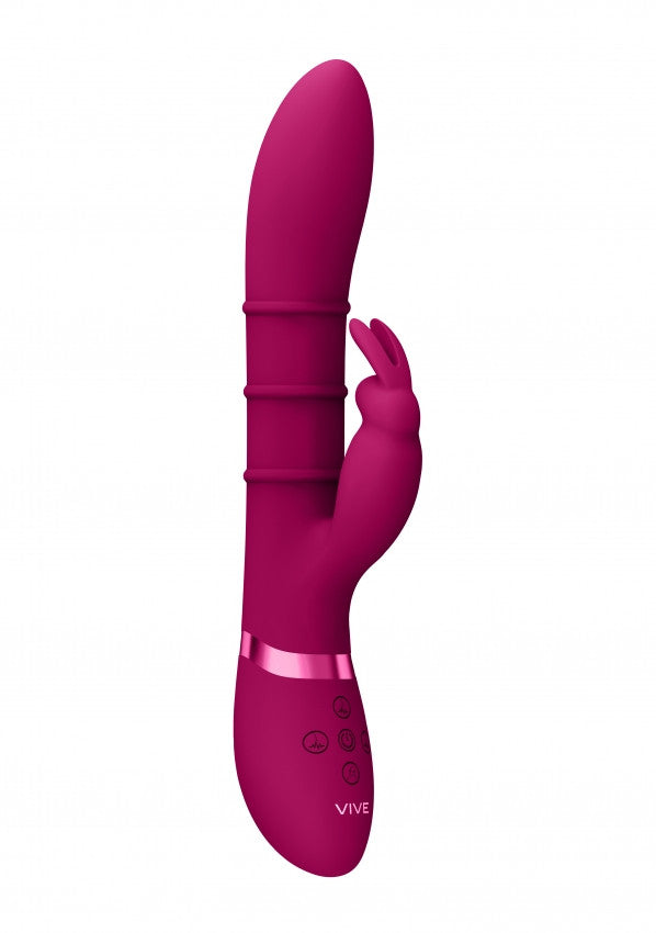 Vibratore vaginale rabbit Stimulating Rings, Vibrating G-Spot Rabbit Pink