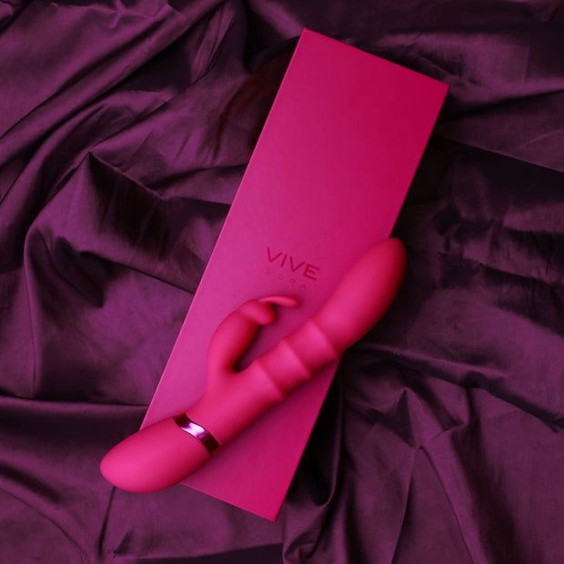 Vibratore vaginale rabbit Stimulating Rings, Vibrating G-Spot Rabbit Pink