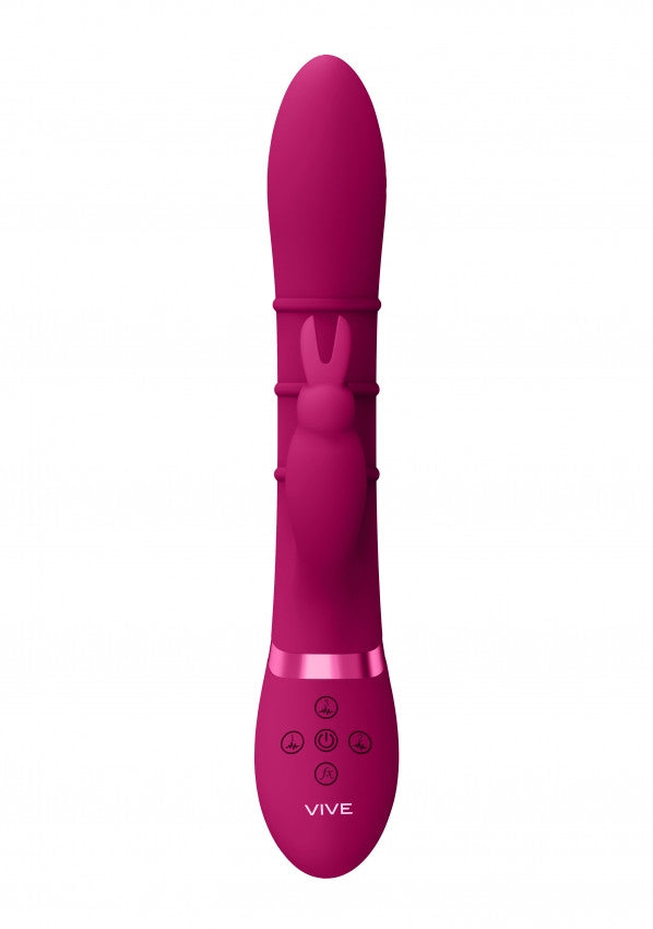 Vibratore vaginale rabbit Stimulating Rings, Vibrating G-Spot Rabbit Pink