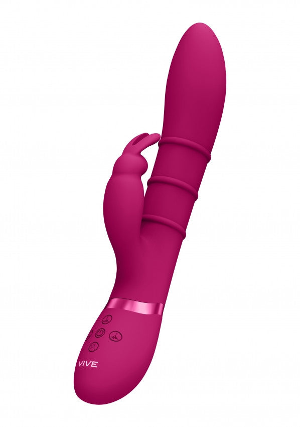 Vibratore vaginale rabbit Stimulating Rings, Vibrating G-Spot Rabbit Pink