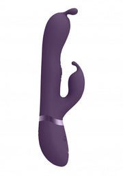 Vibratore vaginale rabbit Triple Action Vibrating Rabbit with PulseWave Shaft Purple