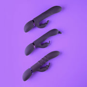 Vibratore vaginale rabbit Triple Action Vibrating Rabbit with PulseWave Shaft Purple