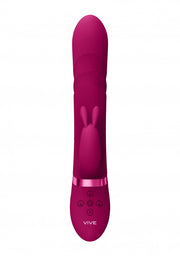 Vibratore vaginale rabbit Vibrating and Rotating Beads, G-Spot Rabbit Pink