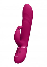 Vibratore vaginale rabbit Vibrating and Rotating Beads, G-Spot Rabbit Pink