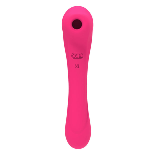 Vibratore vaginale succhia clitoride Quiver Pink